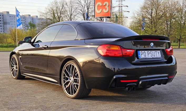 BMW Seria 4 cena 100000 przebieg: 155000, rok produkcji 2014 z Poznań małe 529